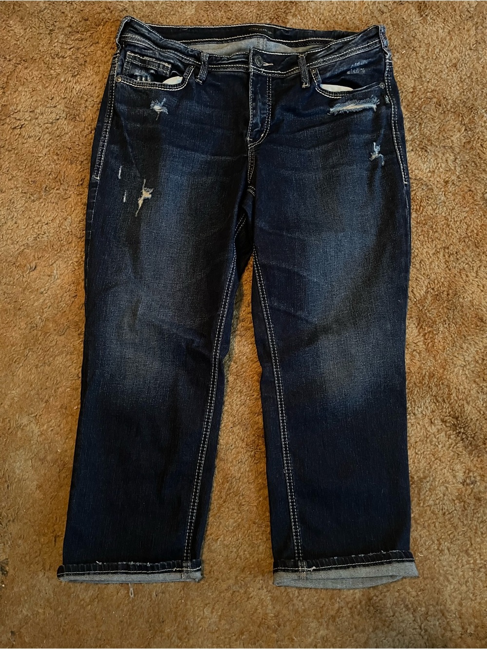 Women’s Silver Capris Size 16/22 /12